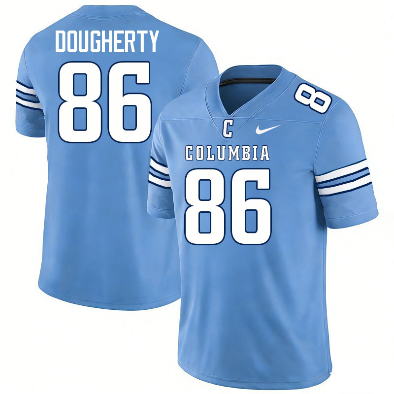 Columbia Lions #86 Braden Dougherty College Football Jerseys,Uniforms Stitched-Columbia Blue